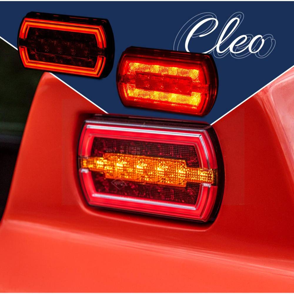 Lampa stop 120x70, 3 functii, LED Neon, Cleo, LZD 2790 Horpol