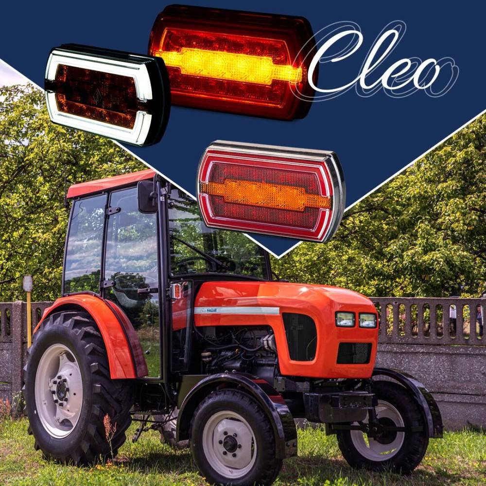 Lampa stop 120x70, 3 functii, LED Neon, Cleo, LZD 2790 Horpol
