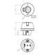 Lampa semnalizare fi75, h74, LED, lumina galbena, LKD 2648 Horpol