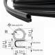 Cheder universal, cu interior 5.0mm, lat 2.8cm, rola10m,cu insertie lamele otel, Bk BN34-10