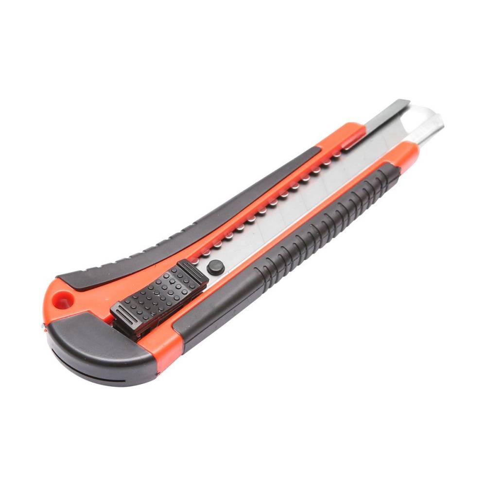 Cutit cutter profesional rosu-negru cu maner anti-alunecare si functie blocare 160mm, BK80203