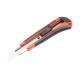 Cutit cutter profesional rosu-negru cu maner anti-alunecare si functie blocare 160mm, BK80203