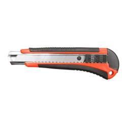 Cutit cutter profesional rosu-negru cu maner anti-alunecare si functie blocare 160mm, BK80203