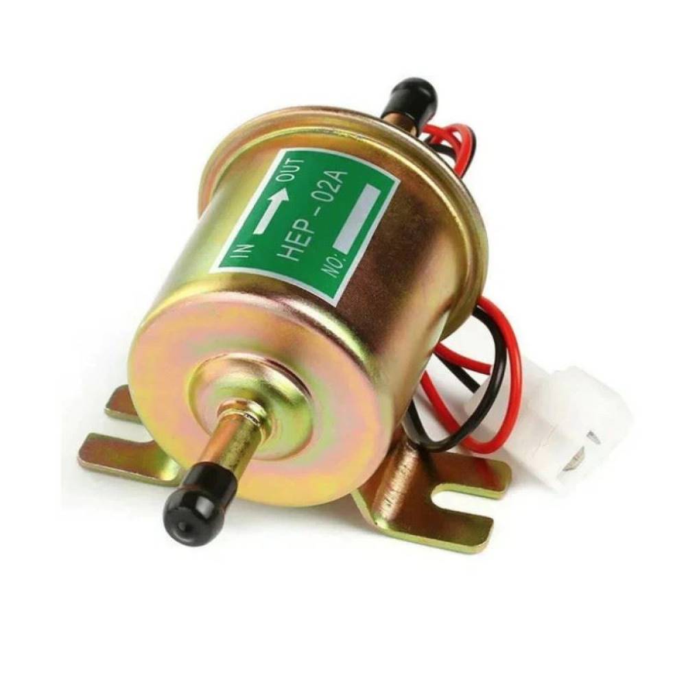 Pompa alimentare combustibil benzina / motorina, 12V/02A, presiune joasa, cu filtru incorporat, HEP-02A CV45