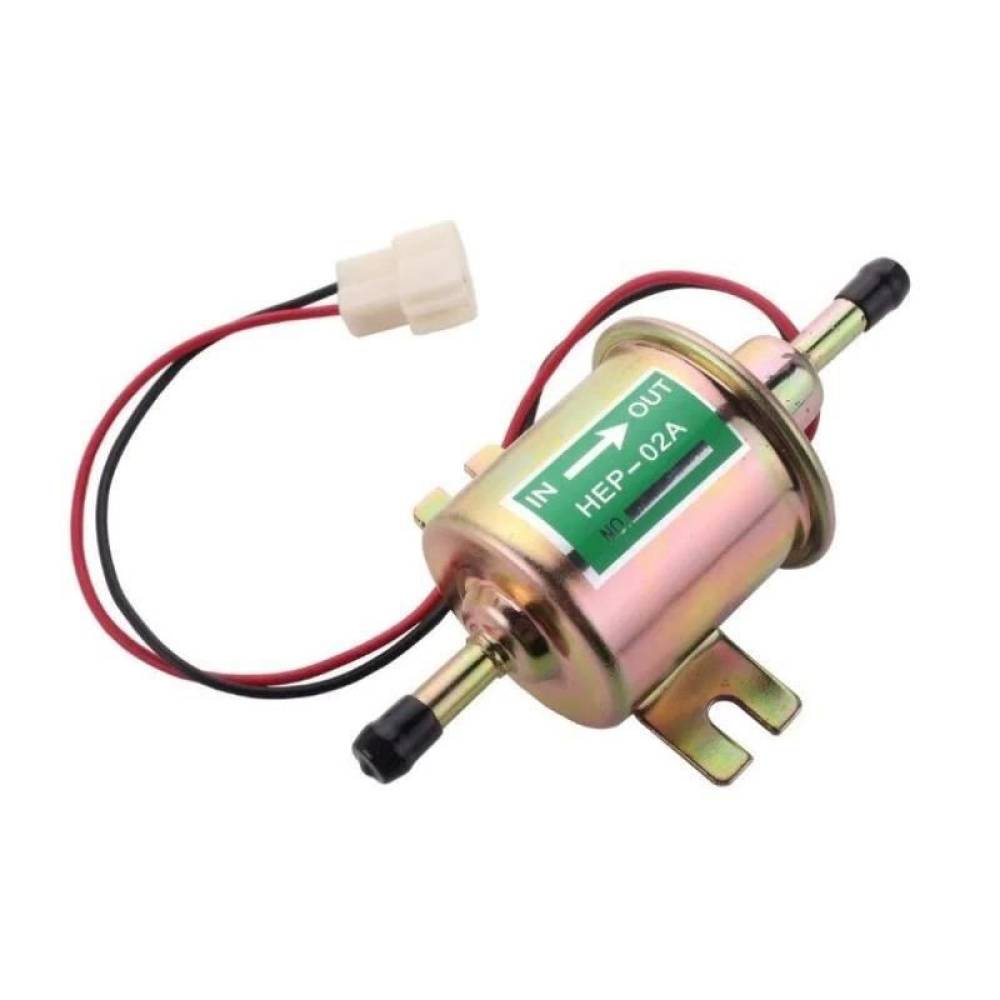 Pompa alimentare combustibil benzina / motorina, 12V/02A, presiune joasa, cu filtru incorporat, HEP-02A CV45
