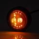 Lampa stop fi60, 3 functii, LED, incastrabila, 1533 R S1 2A Was