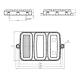 Lampa stop 165x117, cu urechi, 5 functii cu mers inapoi si ceata Lampdemia W227 1488 Was Lampa stop 165x117, cu urechi, 5 functii cu mers inapoi si ceata Lampdemia W227 1488 Was