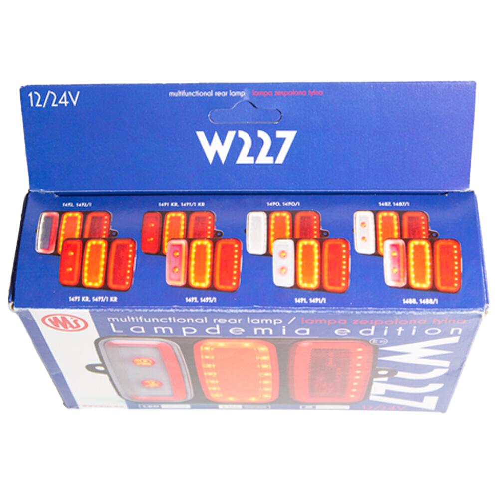 Lampa stop 165x117, cu urechi, 5 functii cu mers inapoi si ceata Lampdemia W227 1488 Was Lampa stop 165x117, cu urechi, 5 functii cu mers inapoi si ceata Lampdemia W227 1488 Was
