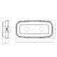 Lampa semnalizare 117x56, cu LED, Lampdemia W225 1481 2A Was