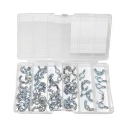 Trusa piulite fluture DIN315 75buc/set (M5, M6, M8) BK81039