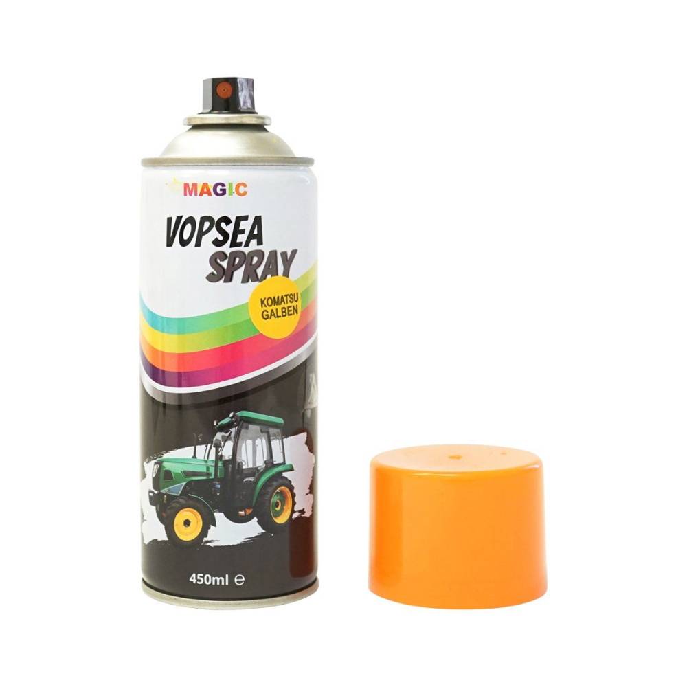 Spray vopsea 450ml galben mustar Komatsu Magic BK831113