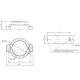 Lampa stop fi60, LED, mers inapoi, prindere cu 2 urechi 1531 AR Was