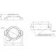 Lampa stop fi60, 2 functii, LED, prindere cu 2 urechi, 1531 R S1 Was