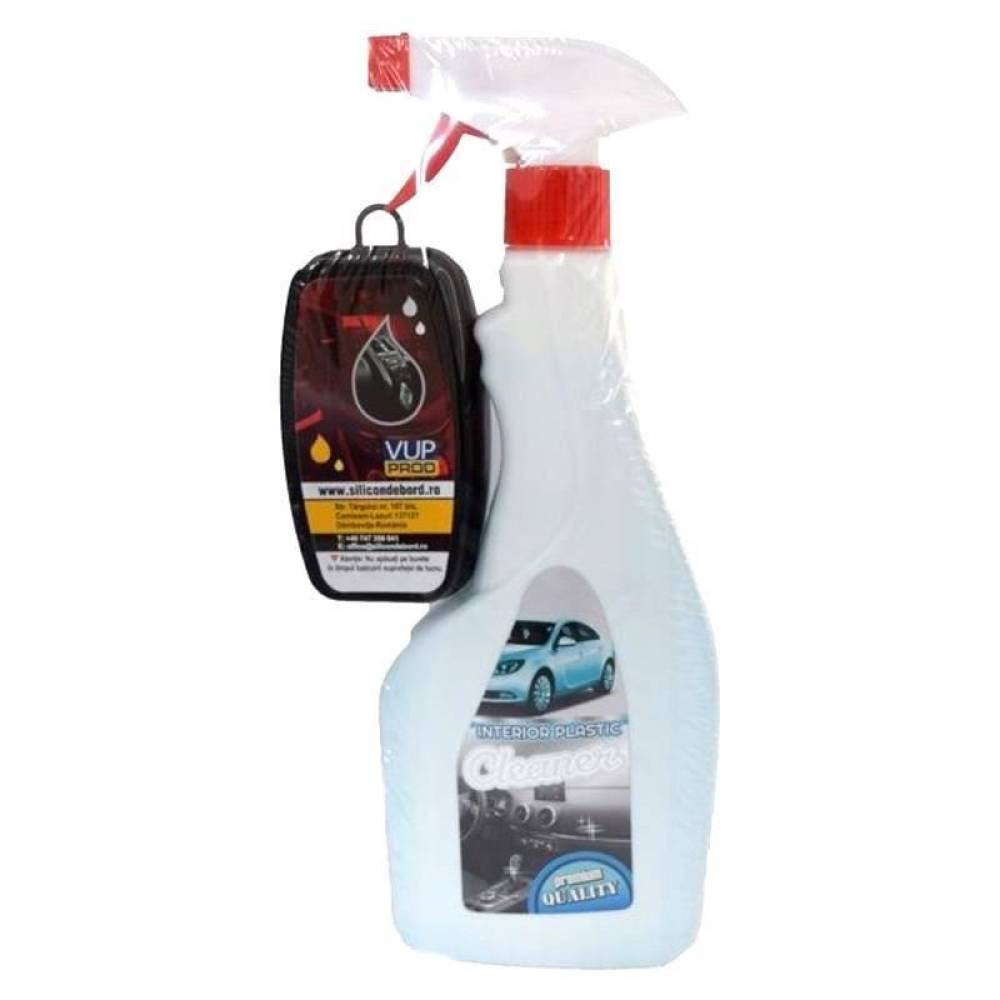 Solutie curatat interior plastic cu burete si pulverizator, 500ml, 475 VUP Solutie curatat interior plastic cu burete si pulverizator, 500ml, 475 VUP