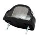 Lampa numar cu pozitie, carcasa neagra, 101x58 W71 406 Was
