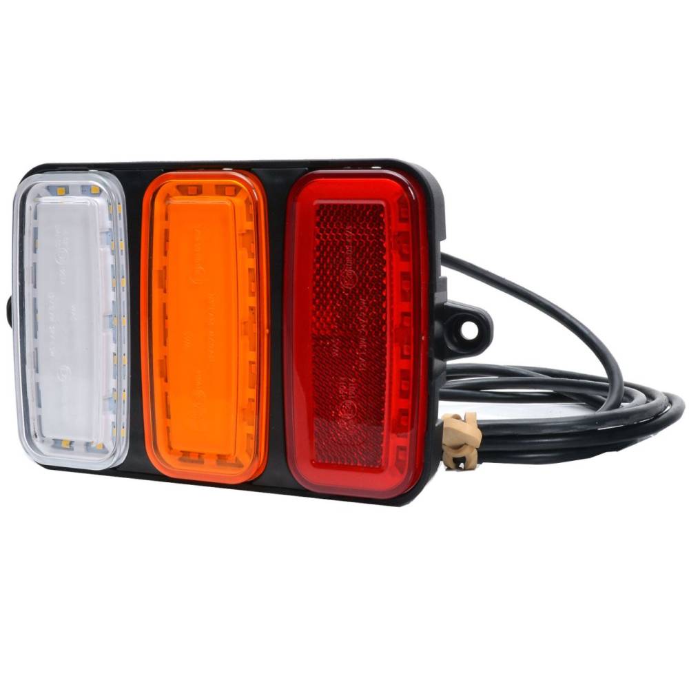 Lampa stop 165x117, 4 functii cu mers inapoi, prindere cu urechi, Lampdemia W227 1490 Was Lampa stop 165x117, 4 functii cu mers inapoi, prindere cu urechi, Lampdemia W227 1490 Was