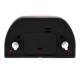 Lampa numar cu pozitie, carcasa rosie, 101x58, W71 407 Was