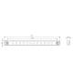 Lampa stop 232x20.6, LED, 2 functii, pozitie si frana, W231 1504 Was Lampa stop 232x20.6, LED, 2 functii, pozitie si frana, W231 1504 Was