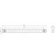 Lampa stop 232x20.6, LED, semnalizare dinamica, slim, W23Odd 1503DD Was