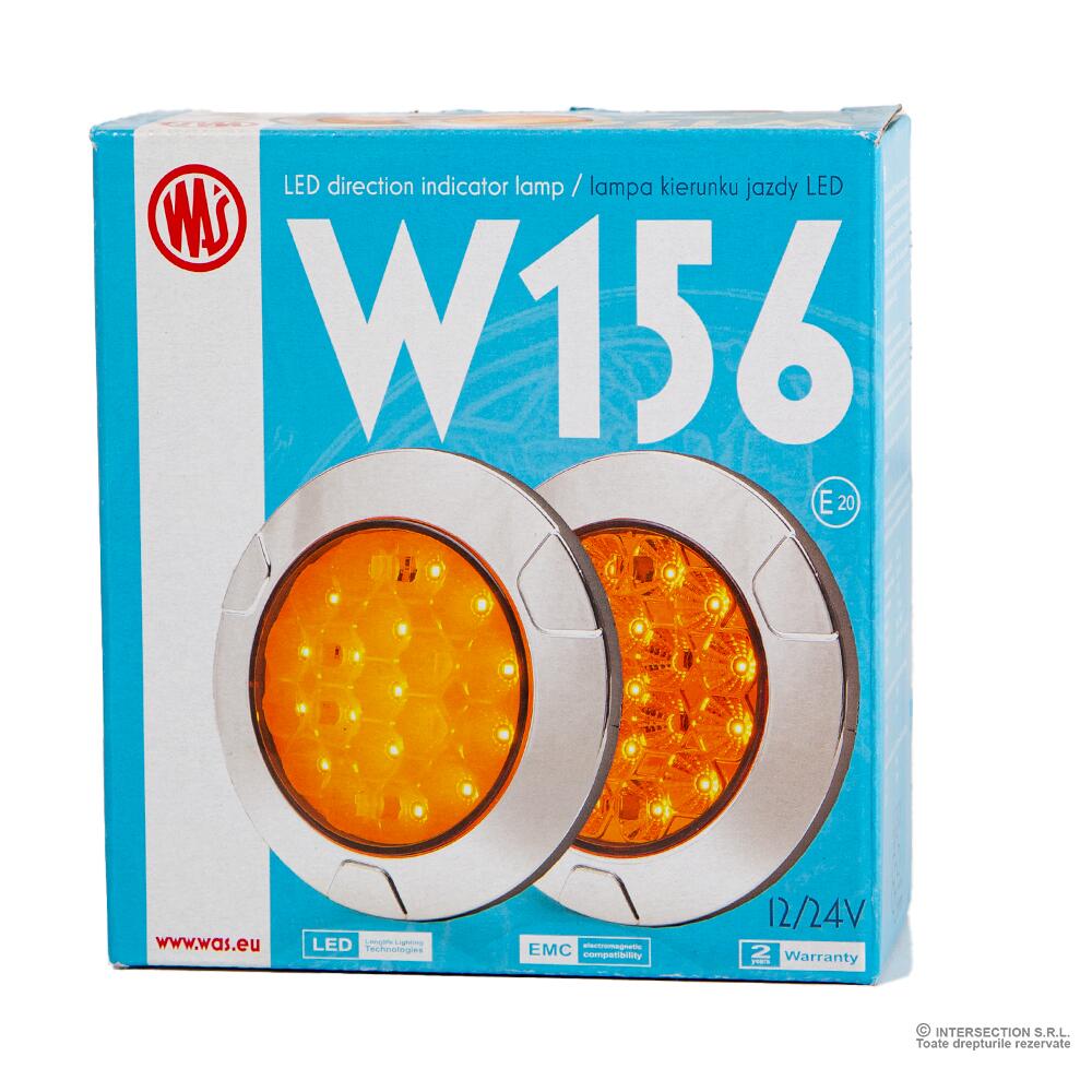 Lampa stop fi152, LED, semnalizare, prindere cu 2 suruburi, W156 1132/I Was
