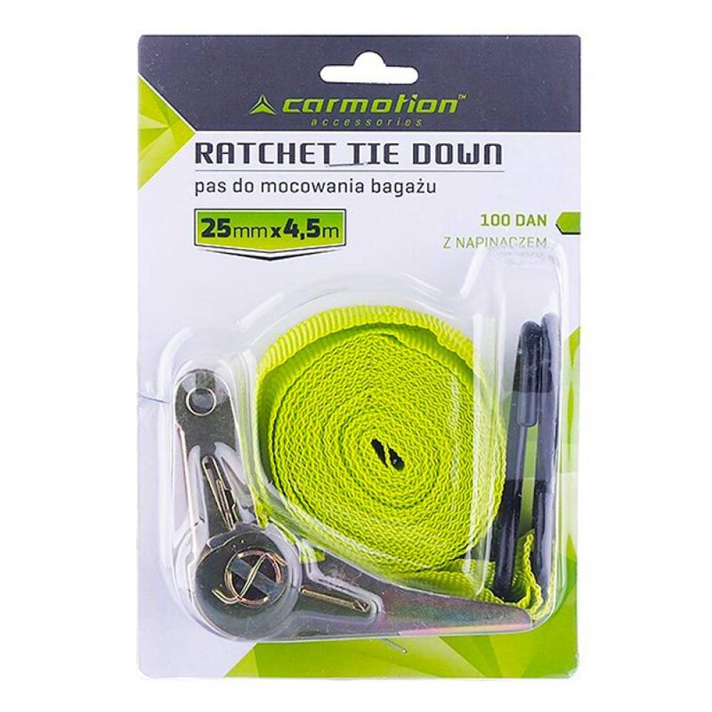 Chinga fixare marfa 4.5m / 25mm, 500kg + clicket, 58407 Carmotion