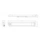 Lampa interior plafoniera 300x49mm. LED, dimabila, 12/24V 8W, intrerupator cu LED, rabatabila, L1881 TruckLed