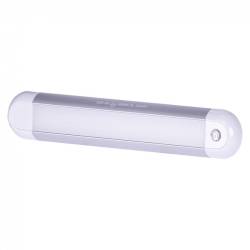 Lampa interior plafoniera 300x49mm. LED, dimabila, 12/24V 8W, intrerupator cu LED, rabatabila, L1881 TruckLed