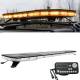 Girofar transversal, 132x28cm, 12-24V, 180 LED-uri, cu controller si 51 de moduri de ilunimare, Amio 03345