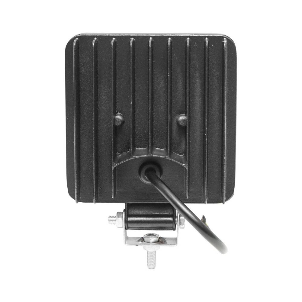 Proiector lucru 106x106, LED, cu 2 functii, cu Angel Eyes, 9-30V, 126W, margine rosie, 92854 TruckLight