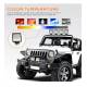 Proiector lucru 106x106, LED, cu 2 functii, cu Angel Eyes, 9-30V, 126W, margine rosie, 92854 TruckLight