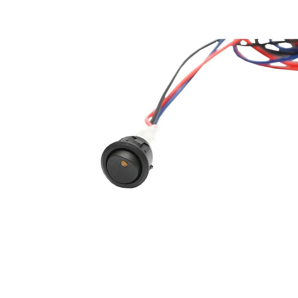 Cablaj electric pentru 1 proiector 12V, 40A, 3m, releu, intrerupator, mufa DT, LB0062