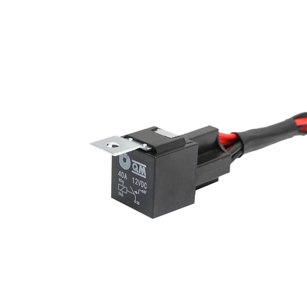 Cablaj electric pentru 1 proiector 12V, 40A, 3m, releu, intrerupator, mufa DT, LB0062