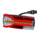 Lampa stop 305x132, 7 functii, ceata, mers inapoi, semnalizare dinamica, mufa 7 pini, stanga, incolor, Carmen LZD 2304 Horpol