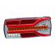 Lampa stop 305x132, 7 functii, ceata, mers inapoi, semnalizare dinamica, mufa 7 pini, dreapta, incolor, Carmen LZD 2303 Horpol