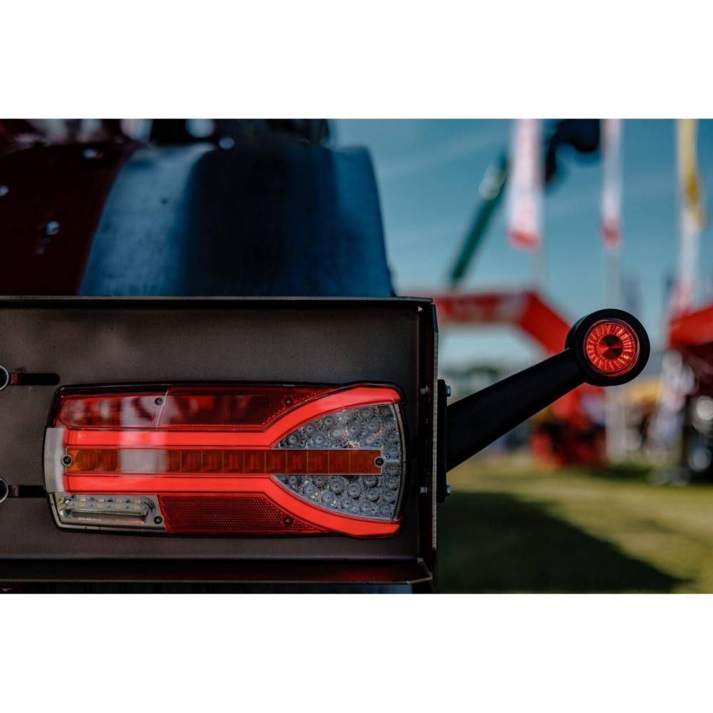 Lampa stop 305x132, 7 functii, ceata, mers inapoi, semnalizare dinamica, mufa 7 pini, dreapta, incolor, Carmen LZD 2303 Horpol