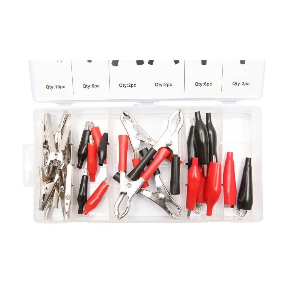 Clesti cablu curent, set 28 bucati / cutie (miniclesti) SwordFish, BK92211