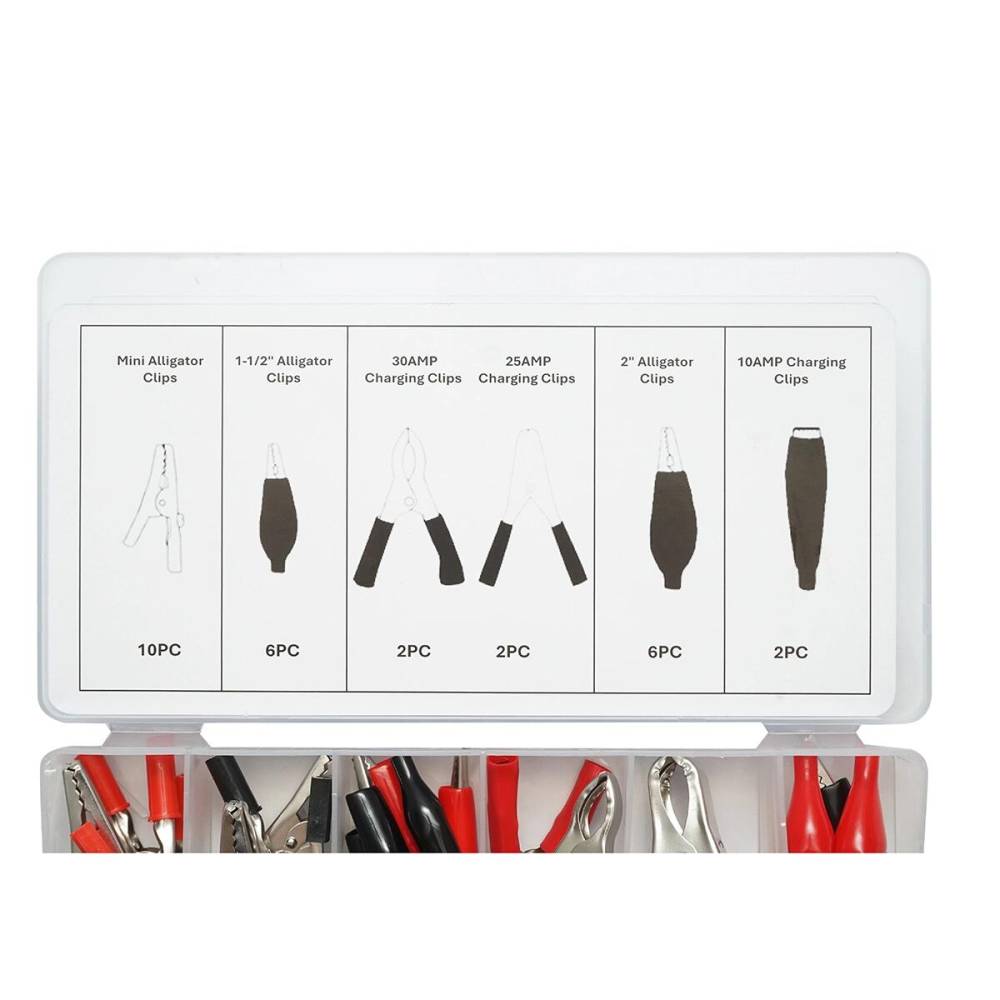 Clesti cablu curent, set 28 bucati / cutie (miniclesti) SwordFish, BK92211