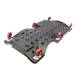 Pat mobil pe roti (targa), 92x43cm, cu locas de scule, BK92509