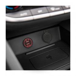 Priza cu 2 USB incastrabila, LED rosu, 54926RD