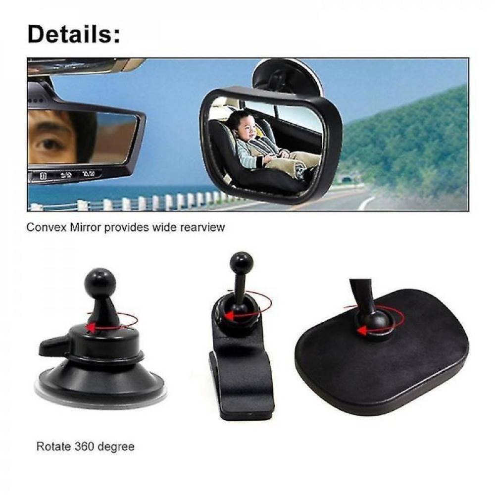 Oglinda suplimentara BABY prindere ventuza sau clips 58071 Carmotion 