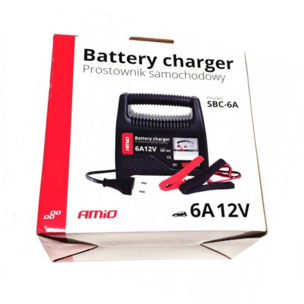 Redresor acumulator 6A, 12V, SBC-6A 02085 Amio Redresor acumulator 6A, 12V, SBC-6A 02085 Amio