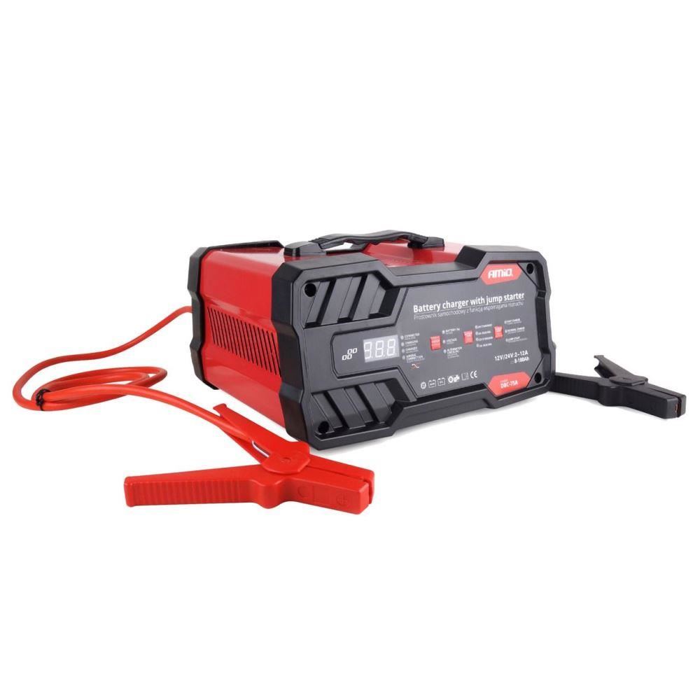 Redresor cu pornire Jump Starter 12/24V 2-12A, pornire 75ah, Amio 02400 Redresor cu pornire Jump Starter 12/24V 2-12A, pornire 75ah, Amio 02400