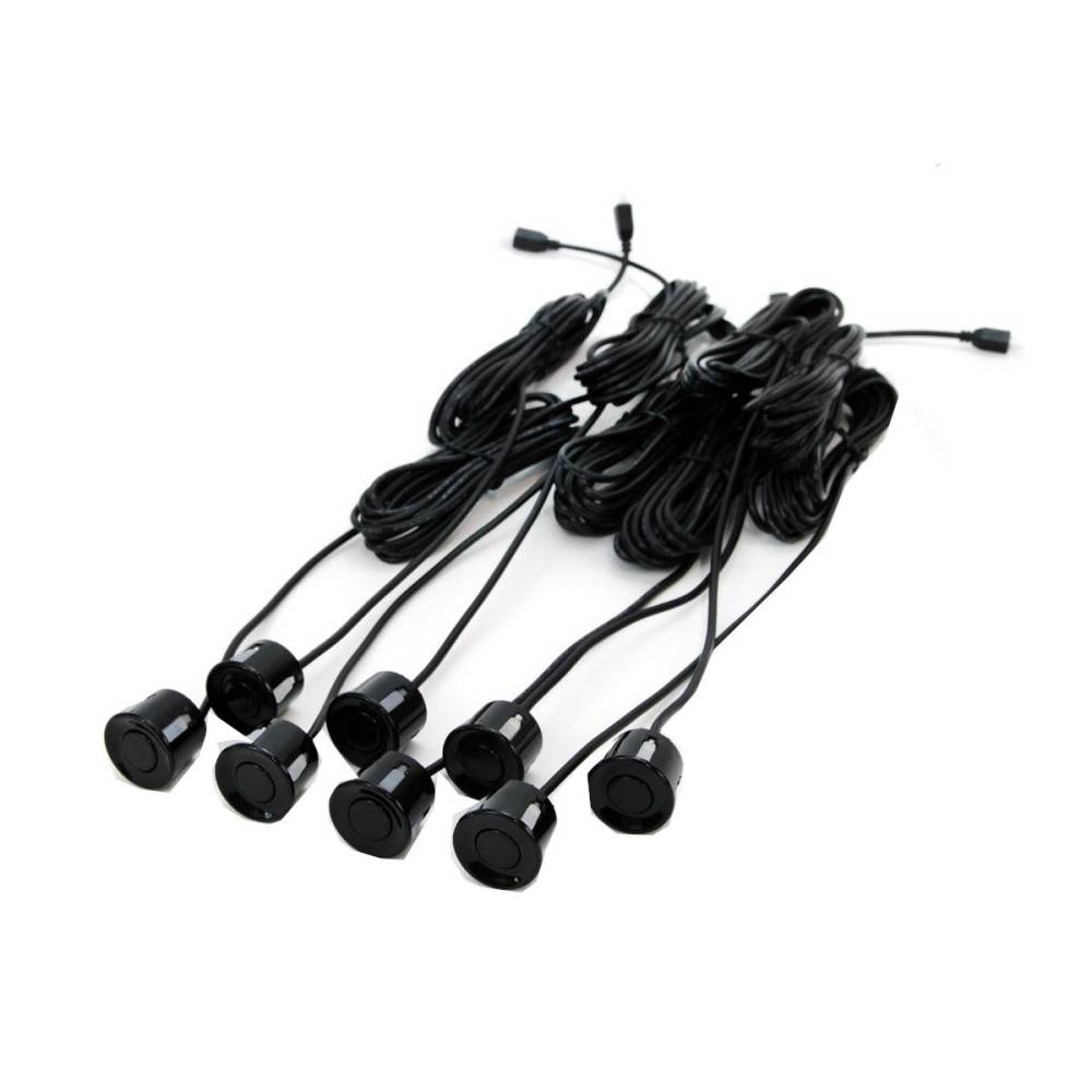 Set 8 senzori parcare fata - spate, cu afisaj cu LED, 01560 Amio