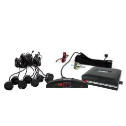 Set 8 senzori parcare fata - spate, cu afisaj cu LED, 01560 Amio