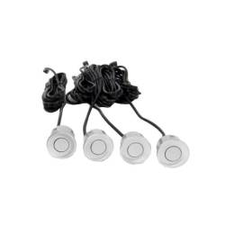 Kit senzori parcare argintii, fi22, cu display LED-COB, 02282 Amio