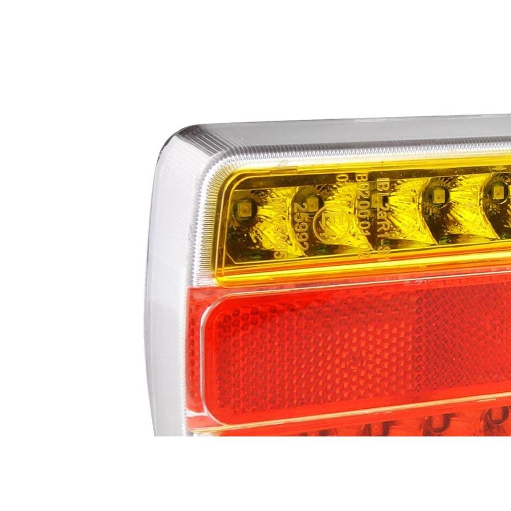 Kit lampi remorci 100x90, LED, cablu 7.5m, cu magnet, iluminare numar, 02141 Amio