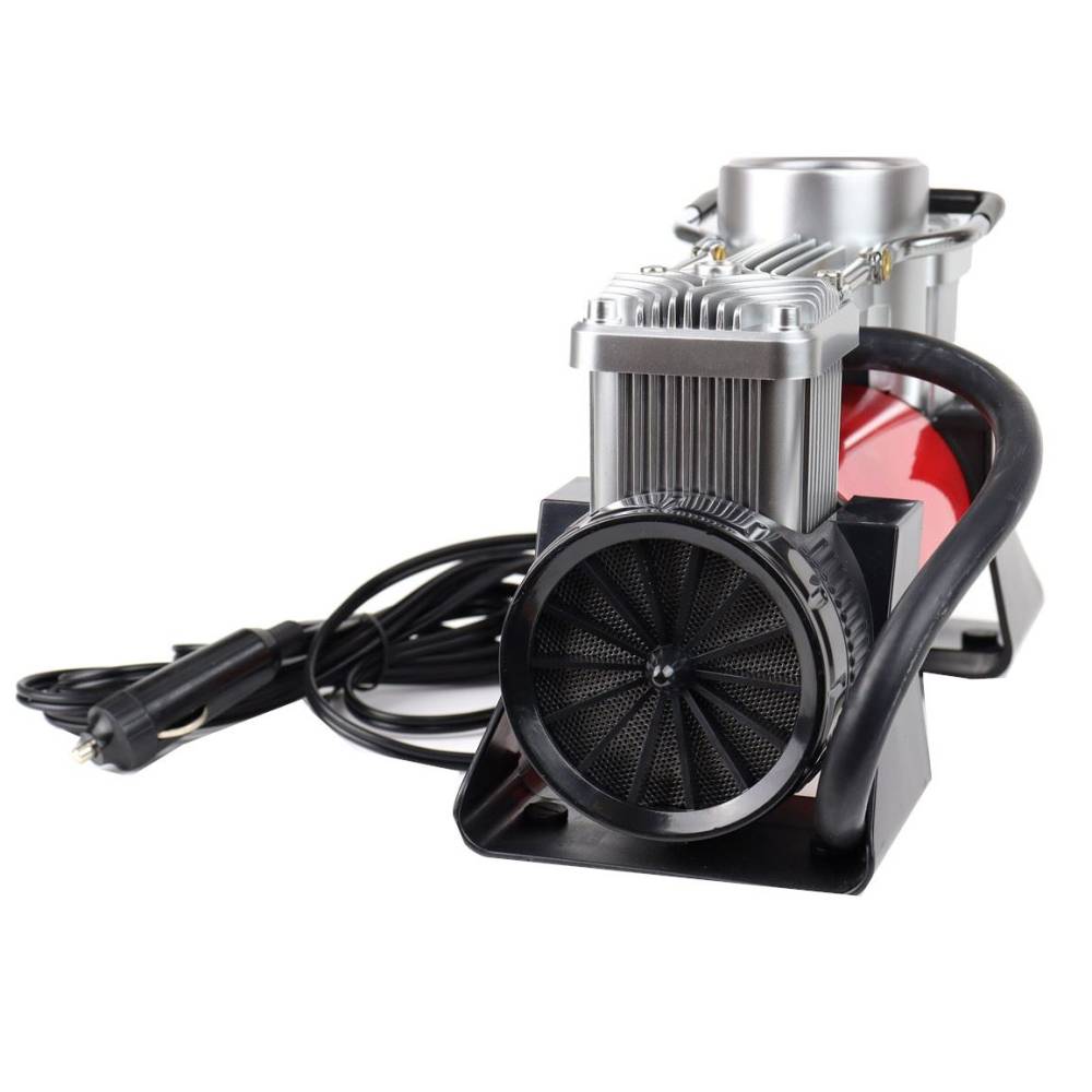 Compresor aer 12V, 10bar, 60l/min, cu lanterna si geanta, Amio 02640 Compresor aer 12V, 10bar, 60l/min, cu lanterna si geanta, Amio 02640