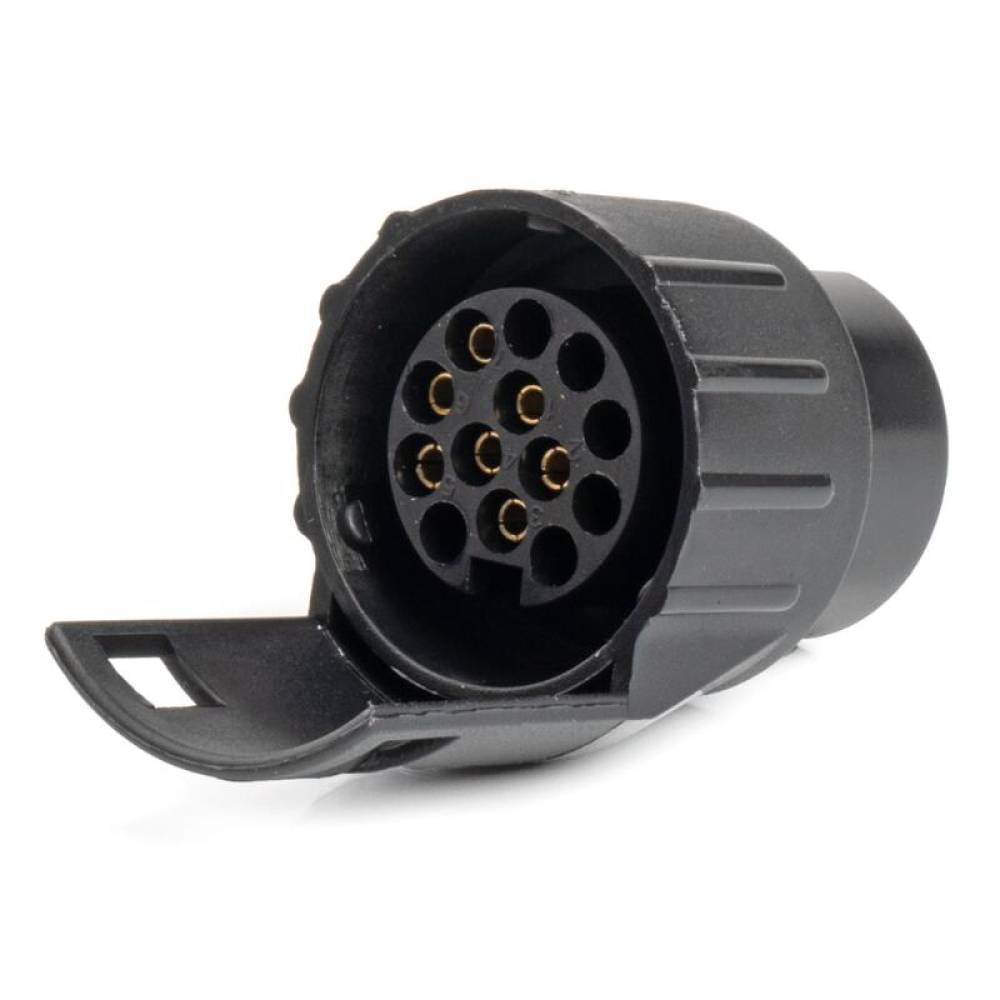 Tester cablu curent camion fisa priza 7-13 pini, cu adaptori, Amio03225