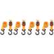 Set 4 bucati chinga fixare marfa 4.5m, 700kg, 02496 Amio