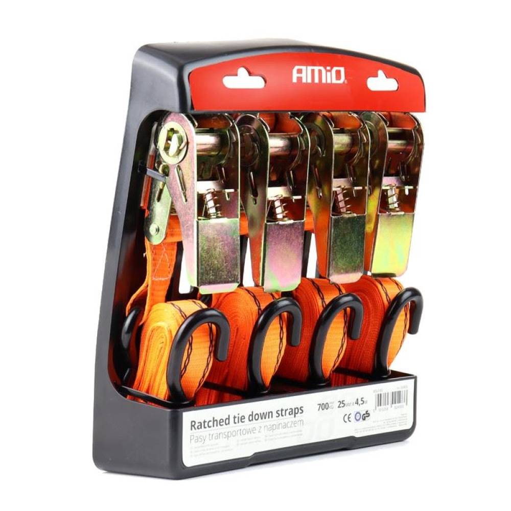 Set 4 bucati chinga fixare marfa 4.5m, 700kg, 02496 Amio